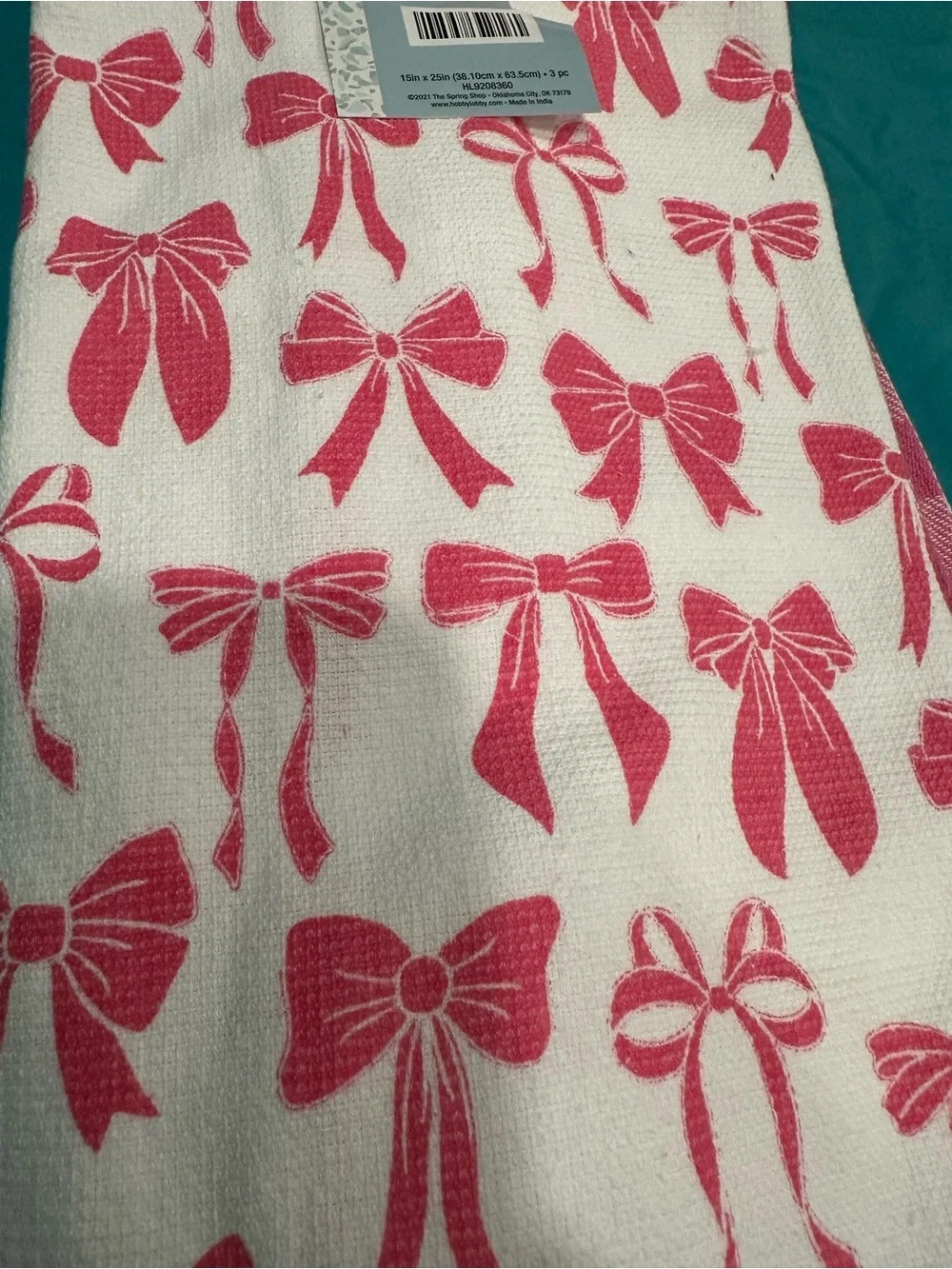Pink Kitchen Towel Set - 3 Pack